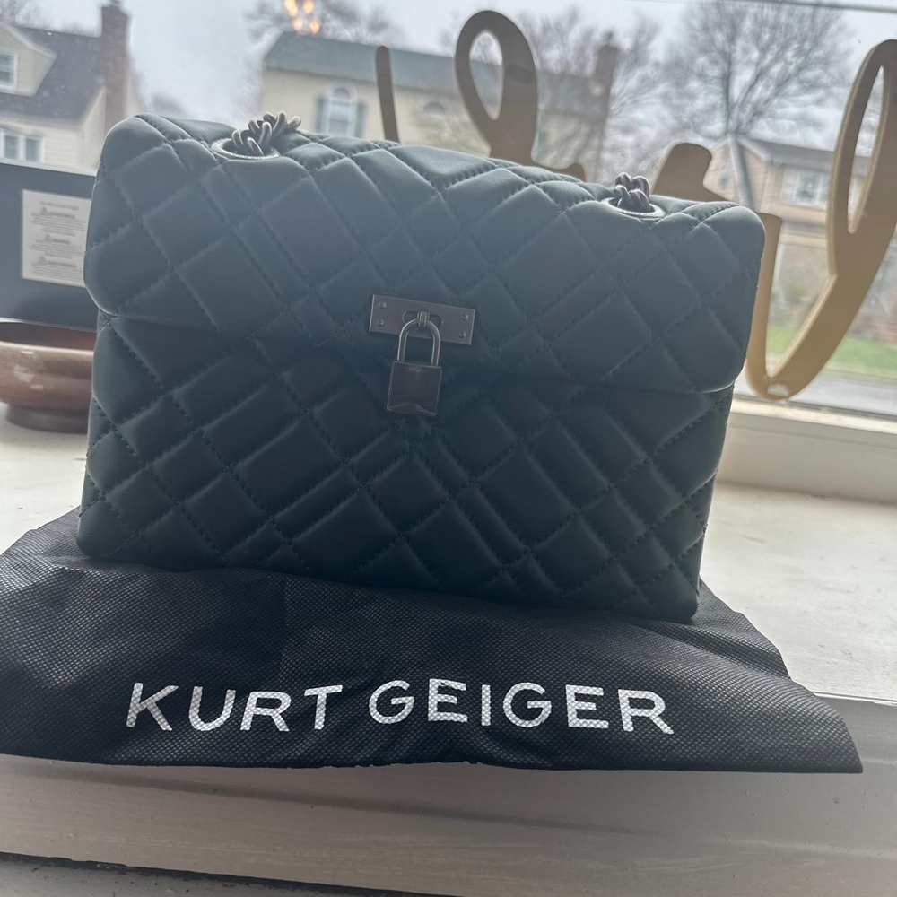 Kurt Geiger Black Quilted Women's Bag
